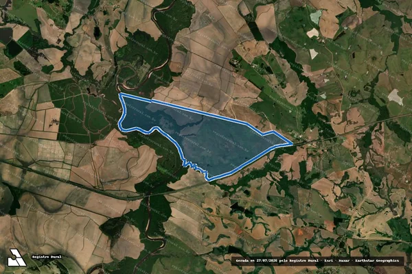 Imagem de satélite de São Judas Thadeu Cerrito - Parte 1 em São Pedro do Sul - RS