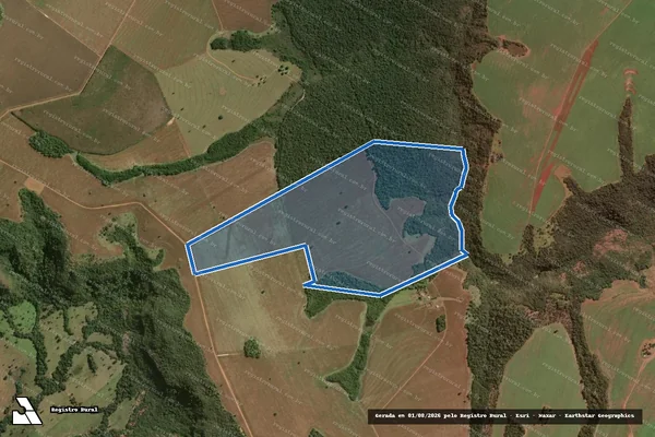 Imagem de satélite de F.F-N.S.A- / Fazenda Fortaleza - Nossa Senhora Aparecida / Parte 18 em Quirinópolis - GO
