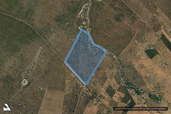 Imagem de satélite de FAZENDA BOM JARDIM DA PRATA - Parte 1 em São Francisco - MG