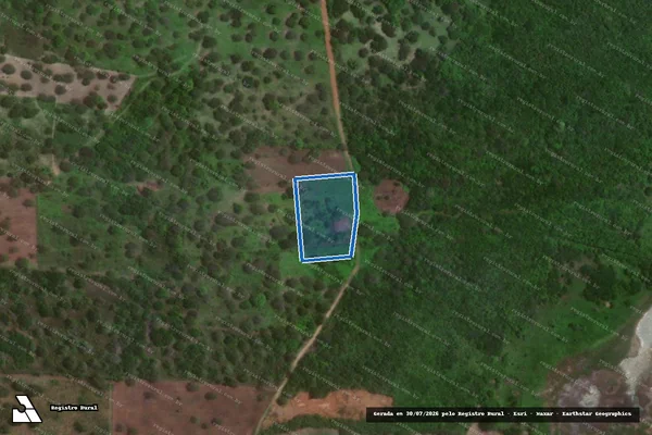 Imagem de satélite de PROJETO DE ASSENTAMENTO JOSÉ COELHO DA SILVA - ÁREA COMUNITÁRIA 5 - Parte 1 em Macaíba - RN
