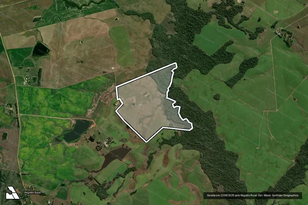 Imagem de satélite de Fazenda Aliança 3 - Área 1 em Santa Maria - RS