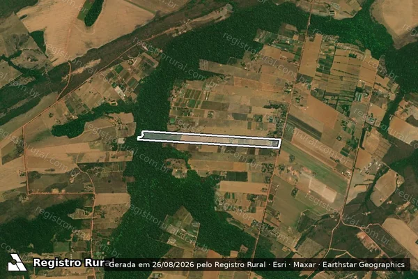 Imagem de satélite de Lote 181 - Projeto de Assentamento Santo Antônio da Fartura  / Parte 1