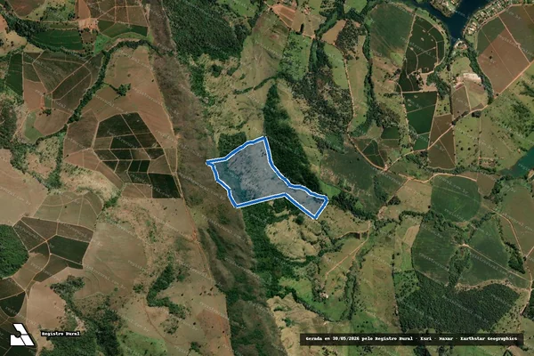 Imagem de satélite de BARREIRO - BARREIRO em Cássia - MG