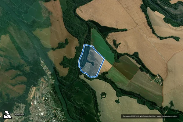 Imagem de satélite de Fazenda Ilha - Parte 1 em Tibagi - PR