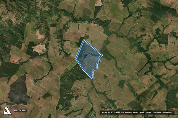 Imagem de satélite de Fazenda Pontal - Fazenda Pontal em São Gabriel do Oeste - MS