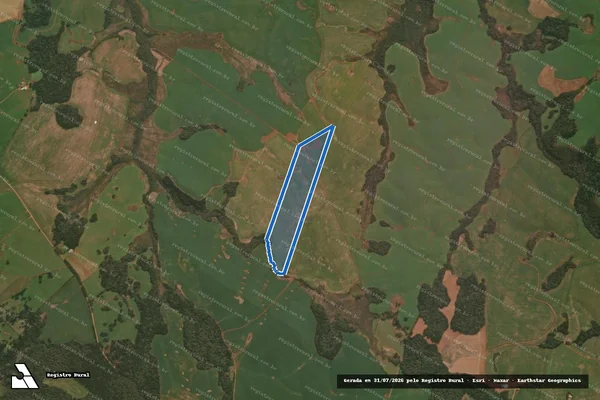 Imagem de satélite de Agro Bernardon - Matrícula R9, R10/15.374 em Capão Bonito do Sul - RS