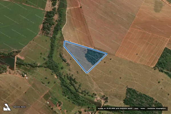 Imagem de satélite de FAZENDA BOM SUCESSO OU SÍTIO VELHO - GLEBA 07 - Gleba B em São Luiz do Norte - GO