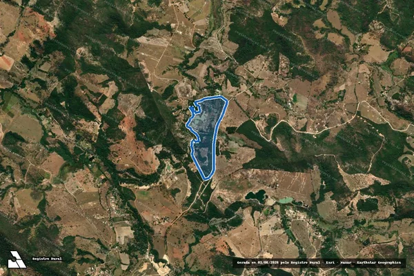 Imagem de satélite de FAZENDA SANTO ANTÔNIO - GLEBA 02 em Esmeraldas - MG