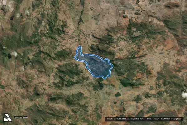 Imagem de satélite de Fazenda Linda Lara - Parte 1 em Iaçu - BA