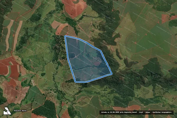 Imagem de satélite de SITIO AGUDINHO - Parcela 1 em Igarapava - SP