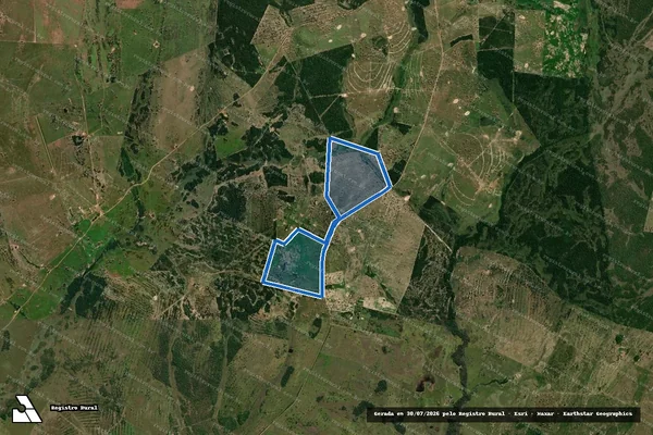 Imagem de satélite de FAZENDA TRÊS MIRADAS - GLEBA A em Caracol - MS