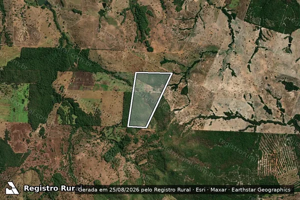 Imagem de satélite de FAZENDA VEREDA BONITA - Gleba 04 em Goiás - GO