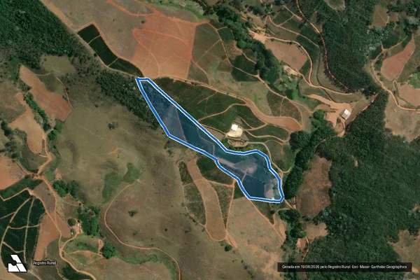 Imagem de satélite de SITIO CORREGO CAPIVARA - GLEBA A em São Miguel do Anta - MG