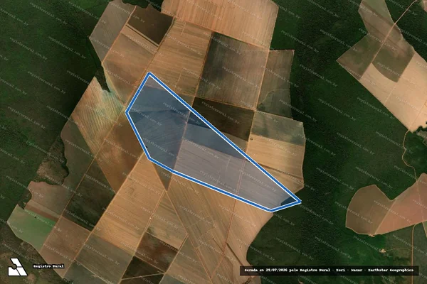 Imagem de satélite de Fazenda Vista Alegre - Gleba "II" em São José do Rio Claro - MT
