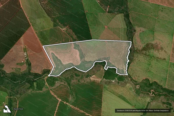 Imagem de satélite de Fazenda Betel - GLEBA 02 em Tacuru - MS