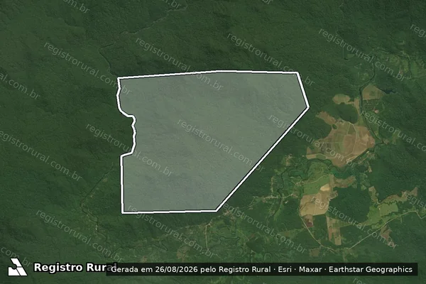 Imagem de satélite de LOTE 12 COLÔNIA SERRA NEGRA em Antonina - PR