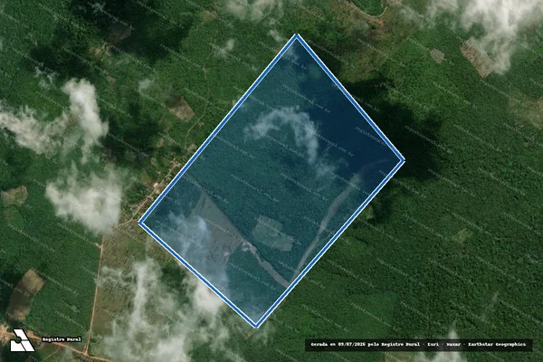 Imagem de satélite de Bacurizeiro - Parte 1 em Pedro do Rosário - MA