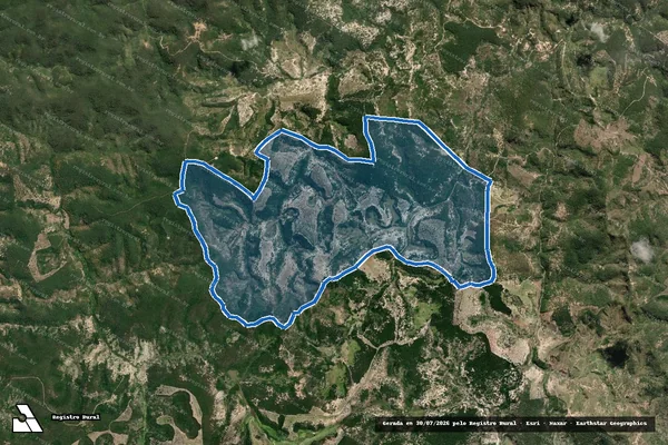 Imagem de satélite de FAZENDA MORANGAS - Parte 1 em Jequitinhonha - MG