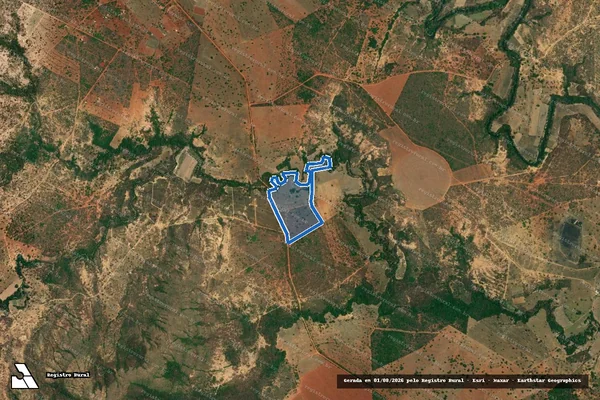 Imagem de satélite de FAZENDA SACADA - GLEBA 02  - Gleba 02A em Buritis - MG