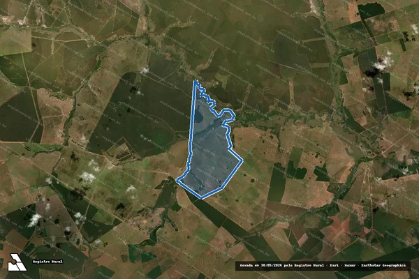 Imagem de satélite de Fazenda Vista Alegre - Gleba A em Campo Grande - MS