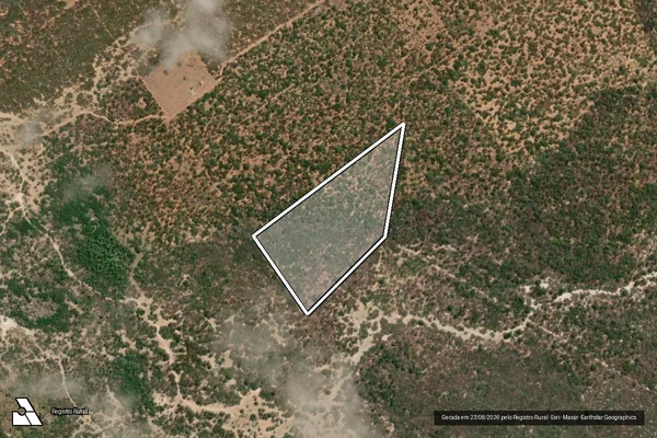 Imagem de satélite de LOTE 38/PROJETO DE ASSENTAMENTO LAGOA DE ITAPARICA - Parte 1 em Xique-Xique - BA