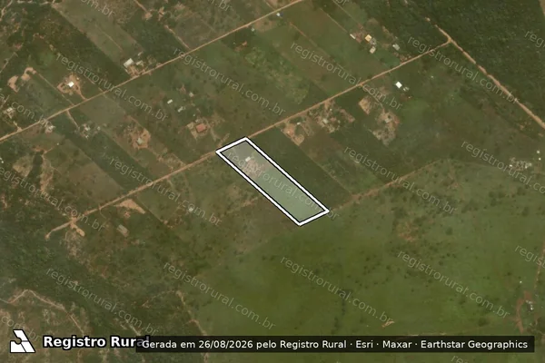 Imagem de satélite de FAZENDA RIO VERDE E MONTE ALTO - Lote 09 em Mineiros - GO