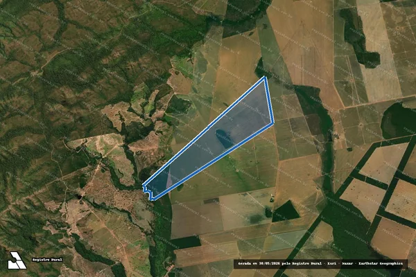 Imagem de satélite de Fazenda São Paulo-Módulo Brasil/Matrícula N° 929 em Barra do Garças - MT
