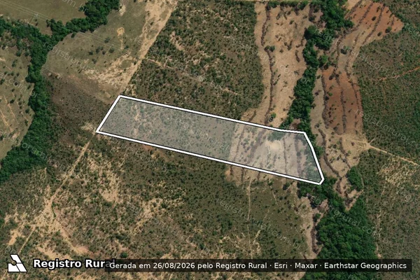 Imagem de satélite de FAZENDA FALA VERDADE - LOTE 07 em Unaí - MG