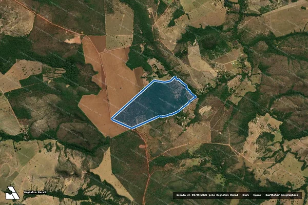 Imagem de satélite de FAZENDA NANANDA - 001 em Cidade Ocidental - GO