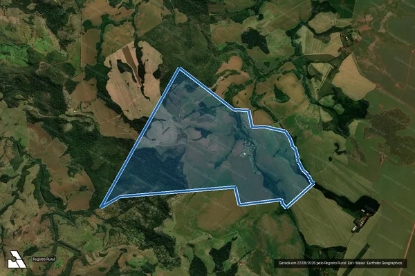 Imagem de satélite de Fazenda Monte Negro - Gleba ?C? em Maracaju - MS