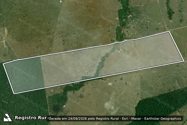 Imagem de satélite de FAZENDA ADVENTISTA - Parte 1 em Goianésia do Pará - PA