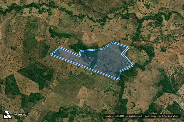 Imagem de satélite de FAZENDA CANTO GRANDE, CANTO DO FERREIRA E BARREIRO em Formosa da Serra Negra - MA