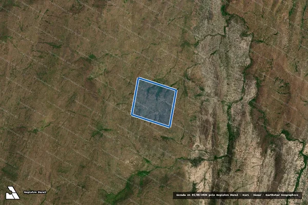 Imagem de satélite de PARTE DA FAZENDA BREJAS OU LAVADO  - PARTE 4 em Nova Roma - GO