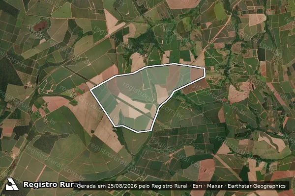 Imagem de satélite de Fazenda Barreirão - Parte 2 em Irapuã - SP