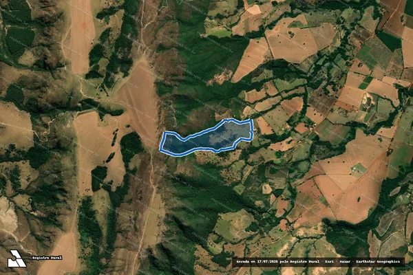 Imagem de satélite de Fazenda Taquaral - Fazenda Taquaral em Pimenta - MG