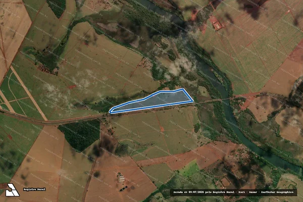 Imagem de satélite de FAZENDA CASTELO - Parte 3 em Maurilândia - GO