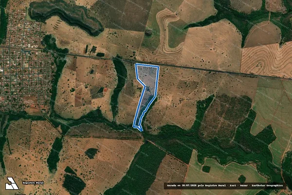 Imagem de satélite de FAZENDA TALISMÃ - Parte 1 em Itarumã - GO