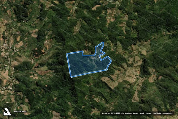 Imagem de satélite de Sitio Uruba - Parte 1 em Viana - ES