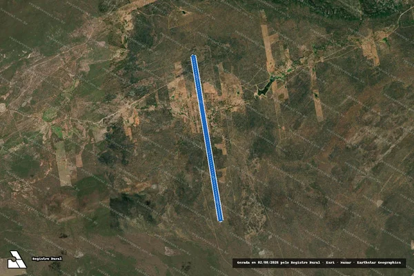 Imagem de satélite de FAZENDA SANTA ROSA/PEREIRO - Sítio Santa Rosa/Pereiro (Parcela 03) em Orocó - PE