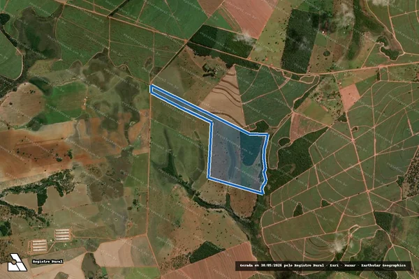 Imagem de satélite de Fazenda Limoeiro - Parcela 1 em Caarapó - MS