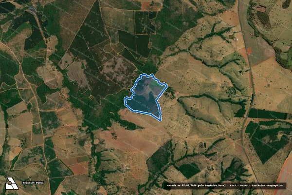 Imagem de satélite de FAZENDA OUVIDOR DOS CLAUDIOS - Parcela 1 em Ouvidor - GO