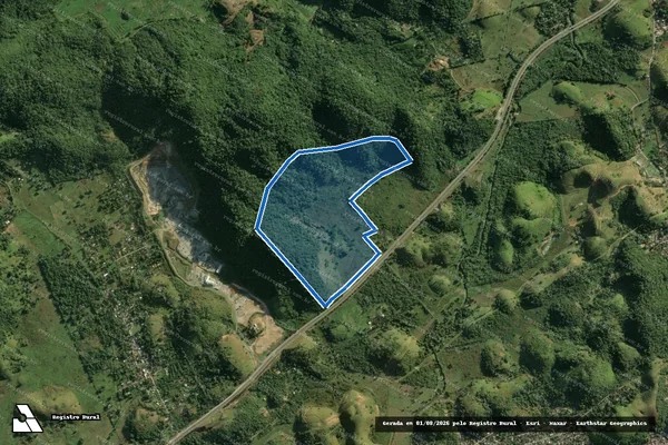Imagem de satélite de Fazenda dos Prazeres - Gleba 1 em Magé - RJ