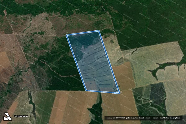 Imagem de satélite de LOTE 12 ? GLEBA 105 - Parte 1 em Goianésia do Pará - PA