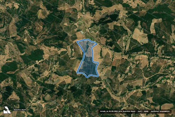 Imagem de satélite de Sitio Santo Antônio - Parte 1 em Andradas - MG