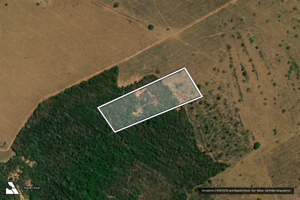 Imagem de satélite de Fazenda Santa Terezinha ? Parte 1 - LOTE 88 em Camapuã - MS