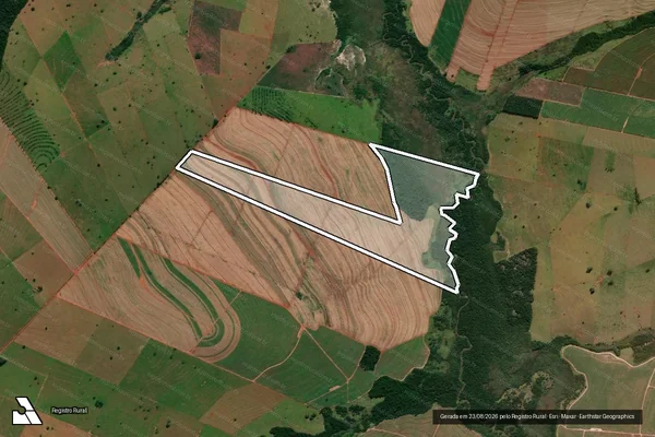 Imagem de satélite de Lote 170-A, 171, 171-A, 171-B - Lote 01 - Subdivisão do Lote 170-A, 171, 171-A, 171-B em São João do Caiuá - PR