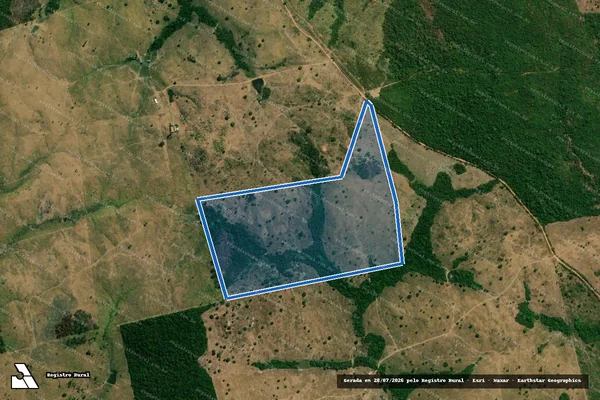 Imagem de satélite de FAZENDA TATURUBA - Parte 1 em Arapoema - TO