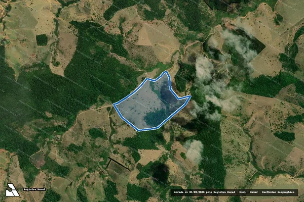 Imagem de satélite de FAZENDA SANTA MARIA - Faz. Santa Maria ? Gleba 02 em Itamaraju - BA