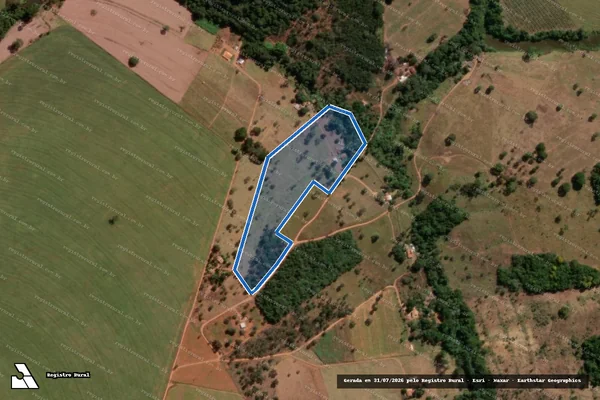 Imagem de satélite de Fazenda São Mateus  - GLEBA 02 em Piracanjuba - GO