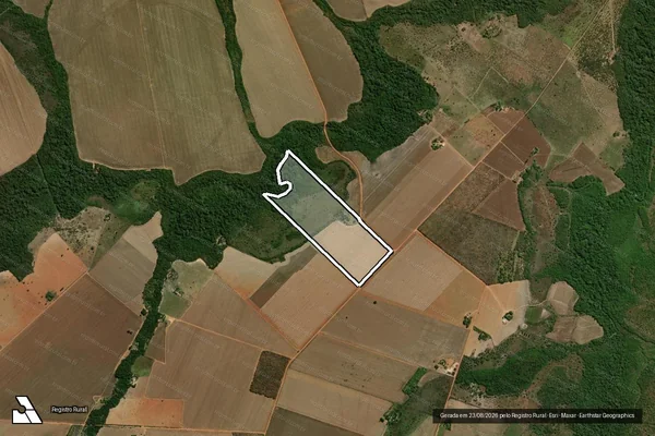 Imagem de satélite de Lote 08 PA Jaraguá - Lote 08 em Água Boa - MT